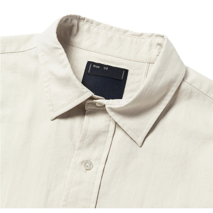 MEANSWHILE CRISP TUSSAH LUGGAGE SHIRT-OFF WHITE