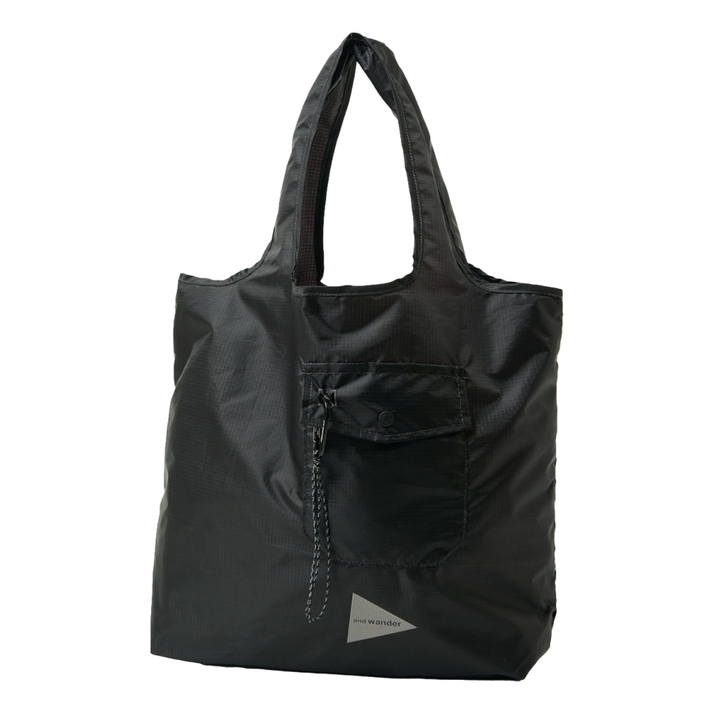 AND WANDER CRISPY RIP GROCERY POCKET BAG-BLACK