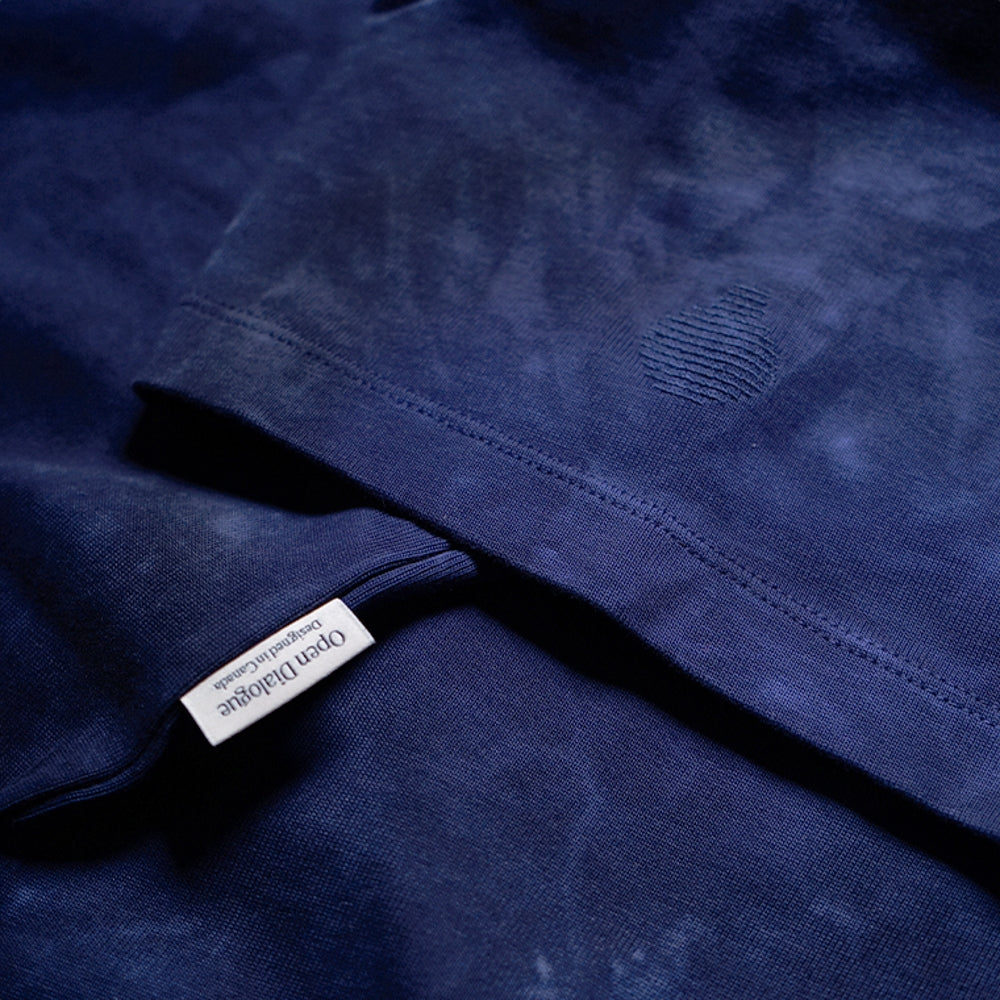 EMBROIDERY TIE-DYE T-SHIRT