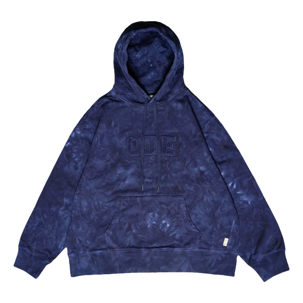 TIE DYED LOGO EMBROIDERY HOODIE