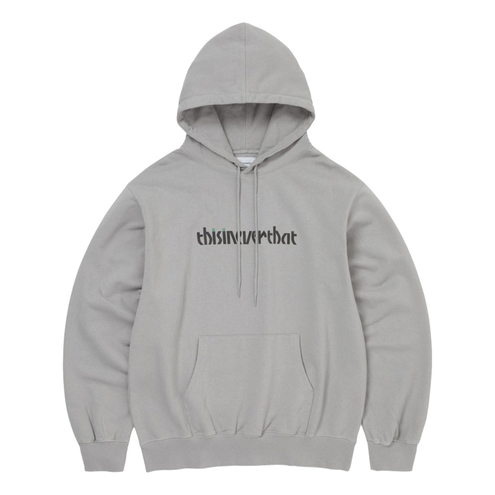 THIS IS NEVER THAT CIRCLED NUMBER HOODIE-CONCRETE