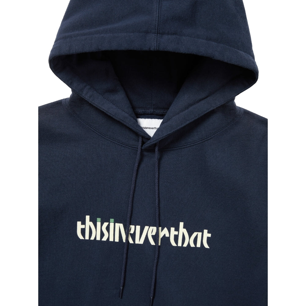 THIS IS NEVER THAT CIRCLED NUMBER HOODIE-NAVY