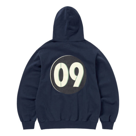 THIS IS NEVER THAT CIRCLED NUMBER HOODIE-NAVY