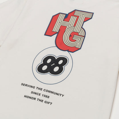 HONOR THE GIFT COMMUNITY SS TEE-WHITE