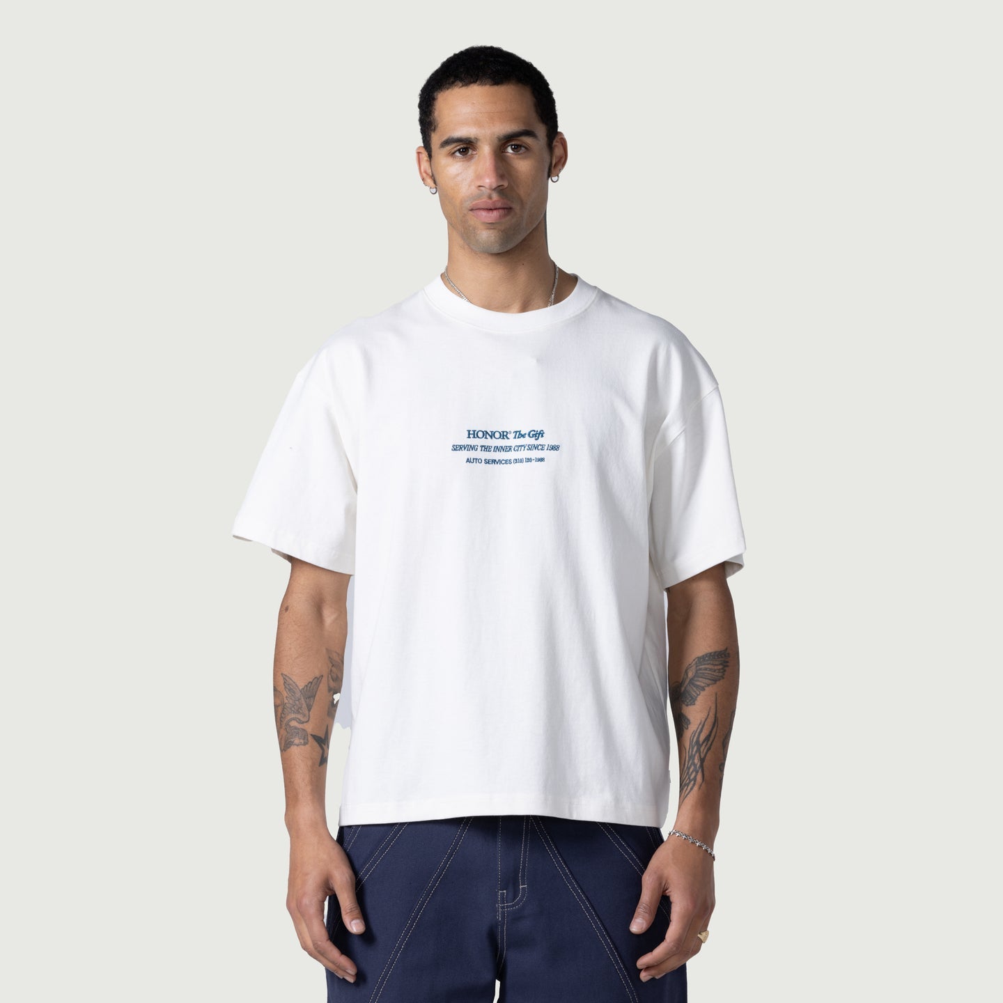 HONOR THE GIFT COMMUNITY SS TEE-WHITE