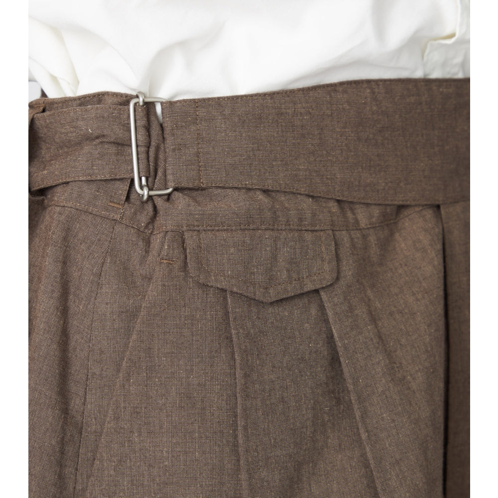 Nanamica COTTON BUFF CLOTH GURKHA-BROWN