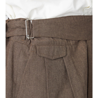 Nanamica COTTON BUFF CLOTH GURKHA-BROWN