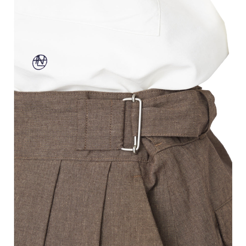 Nanamica COTTON BUFF CLOTH GURKHA-BROWN