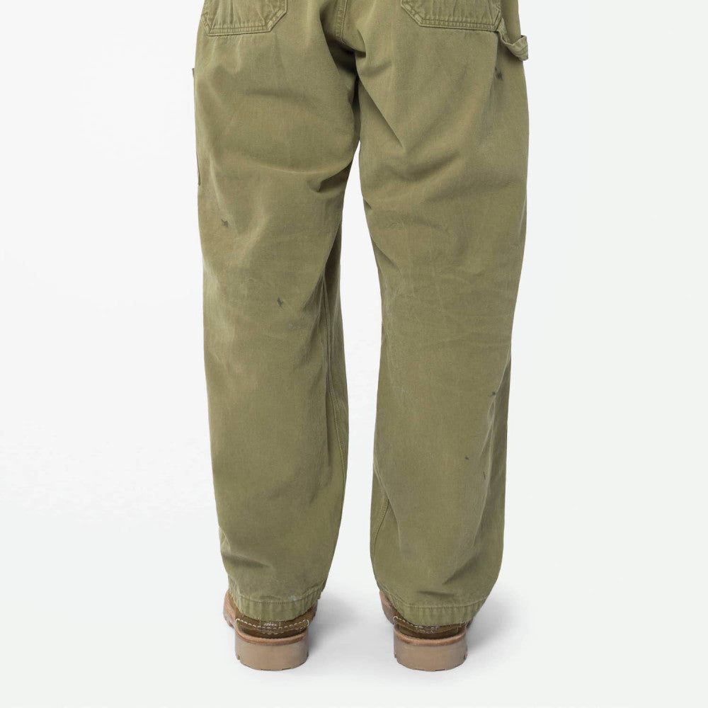 MADNESS DAILY DUTIES VINTAGE OXFORD WORK PANTS ( MADE IN JAPAN )-DUSTY OLIVE