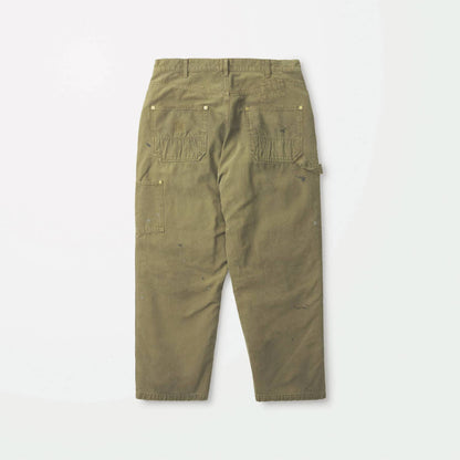 MADNESS DAILY DUTIES VINTAGE OXFORD WORK PANTS ( MADE IN JAPAN )-DUSTY OLIVE