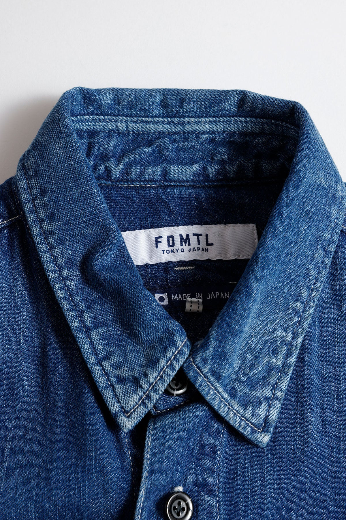 FUNDAMENTAL DENIM 2ND SHIRT 3YR WASH-INDIGO