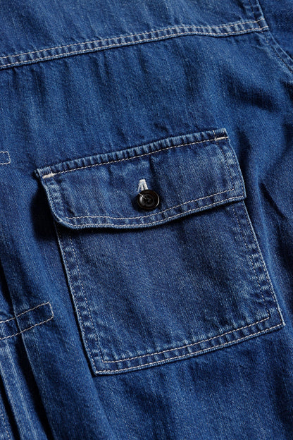 FUNDAMENTAL DENIM 2ND SHIRT 3YR WASH-INDIGO