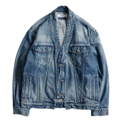 FUNDAMENTAL DENIM HAORI JACKET 3YR WASH-INDIGO