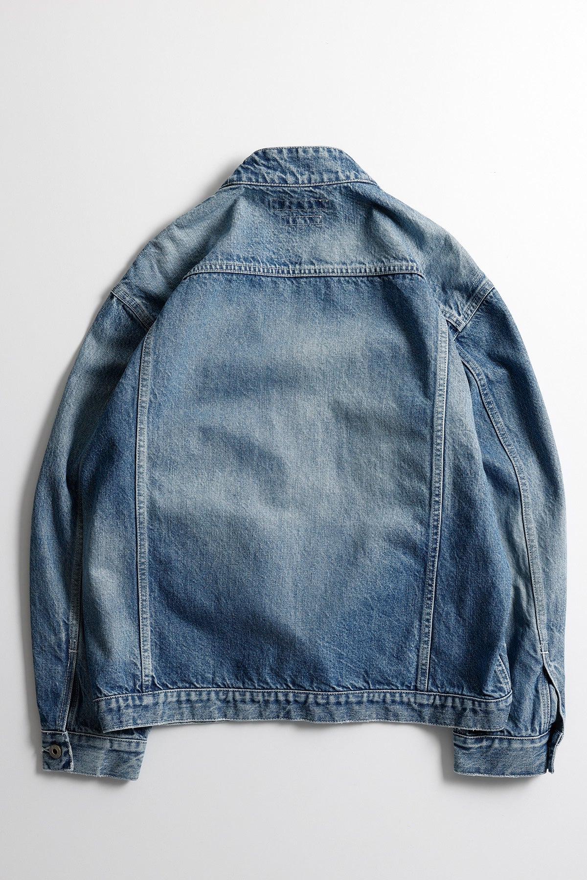 FUNDAMENTAL DENIM HAORI JACKET 3YR WASH-INDIGO