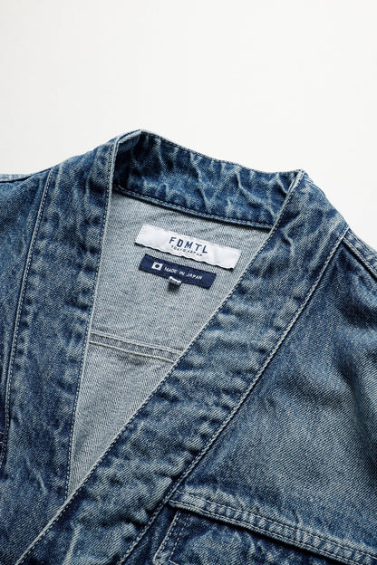 FUNDAMENTAL DENIM HAORI JACKET 3YR WASH-INDIGO