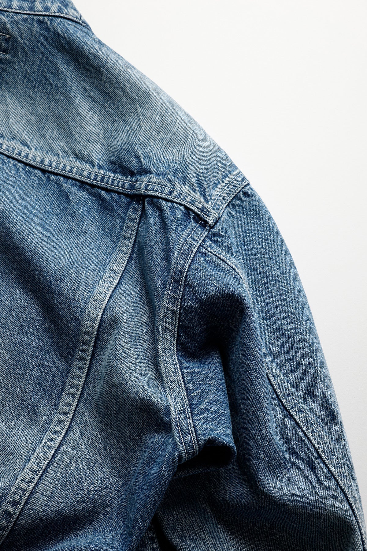 FUNDAMENTAL DENIM HAORI JACKET 3YR WASH-INDIGO
