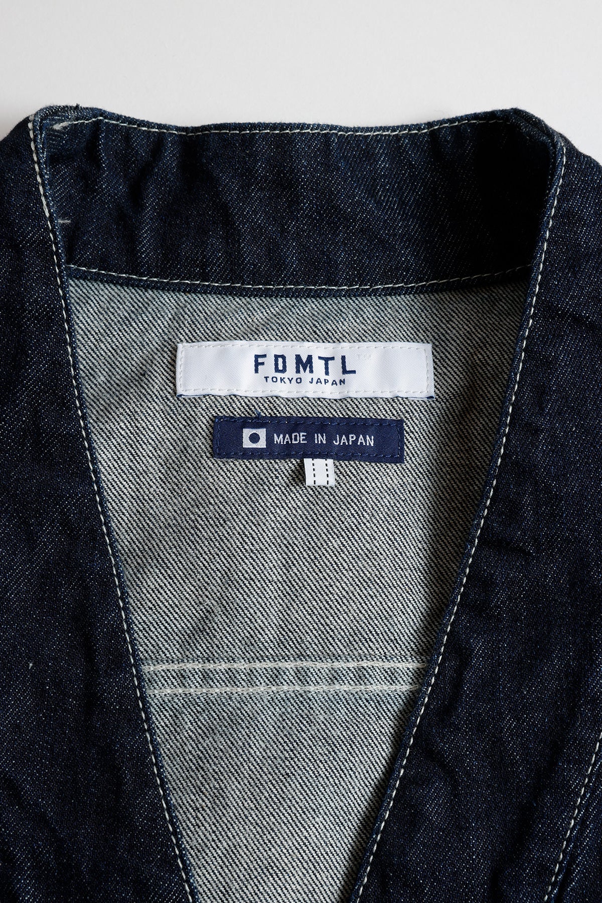 FUNDAMENTAL DENIM HAORI JACKET RINSE-INDIGO