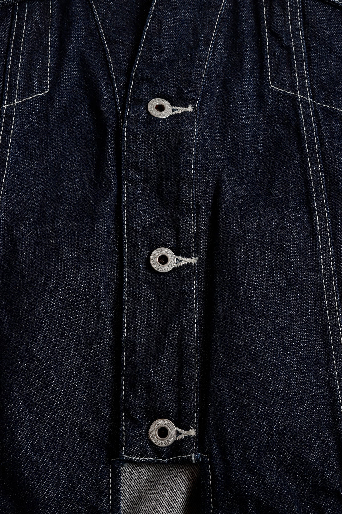 FUNDAMENTAL DENIM HAORI JACKET RINSE-INDIGO