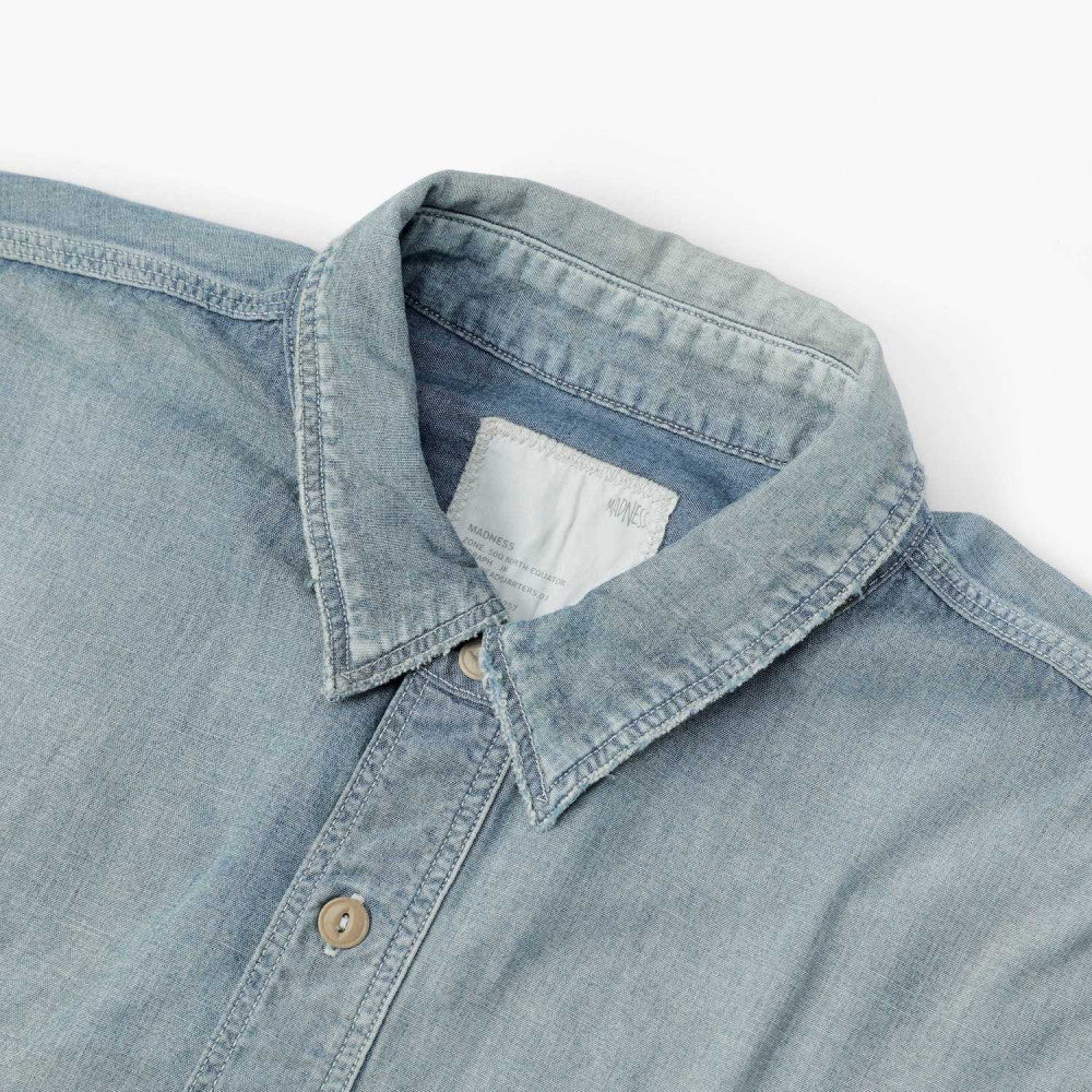 MADNESS DENIM SHIRT (MADE IN JAPAN)-INDIGO