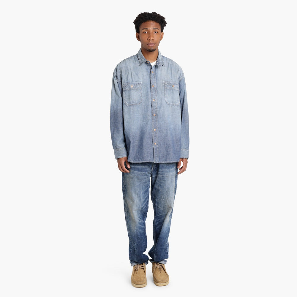 MADNESS DENIM SHIRT (MADE IN JAPAN)-INDIGO