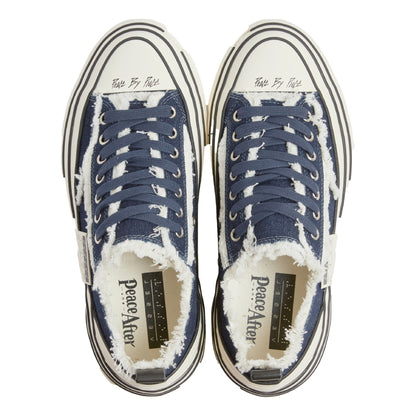 XVESSEL X PEACE AND AFTER G.O.P. LOWS DENIM-BLUE DENIM