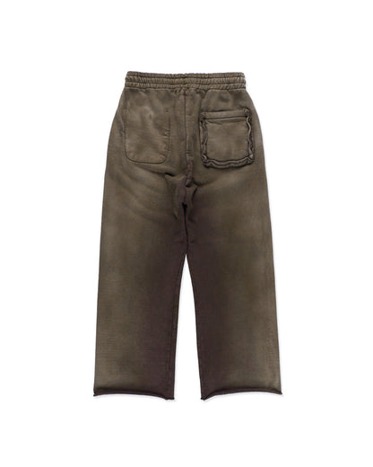 BOWWOW DIRTY SWEAT PANTS-BROWN