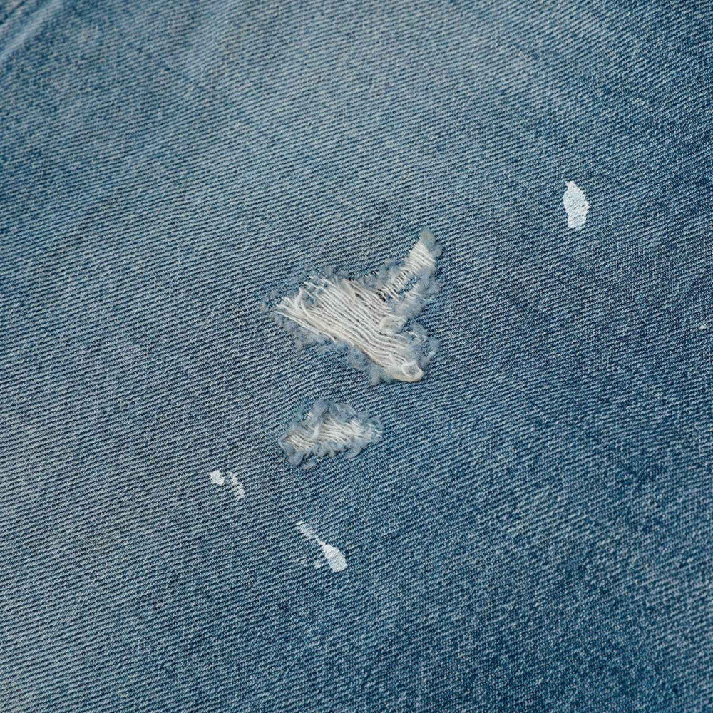 MADNESS DISTRESSED DENIM JEANS (MADE IN JAPAN)-INDIGO