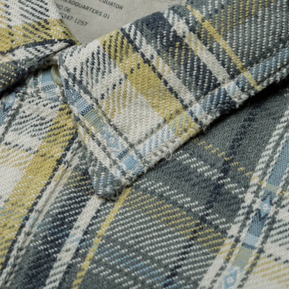 MADNESS DOBBY FLUFFY WORKSHIRT (MADE IN JAPAN)-GREY