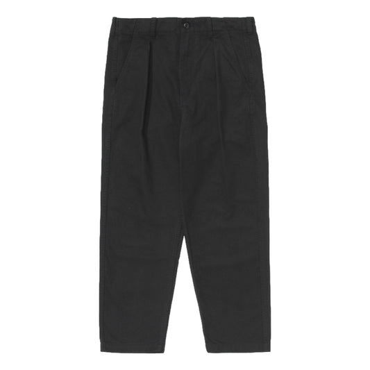 MADNESS DOUBLE DYED COTTON STANDARD TYPE CHINO (FABRIC BY JAPAN)-BLACK