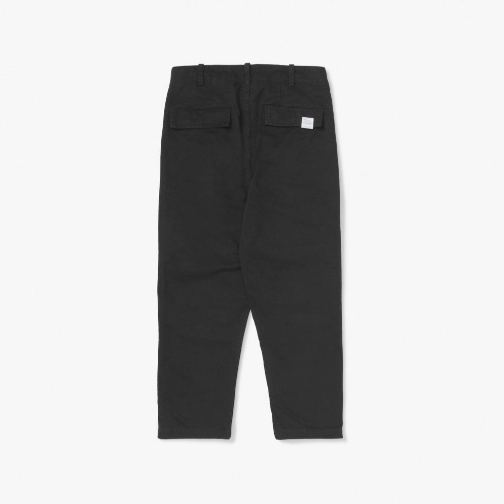 MADNESS DOUBLE DYED COTTON STANDARD TYPE CHINO (FABRIC BY JAPAN)-BLACK