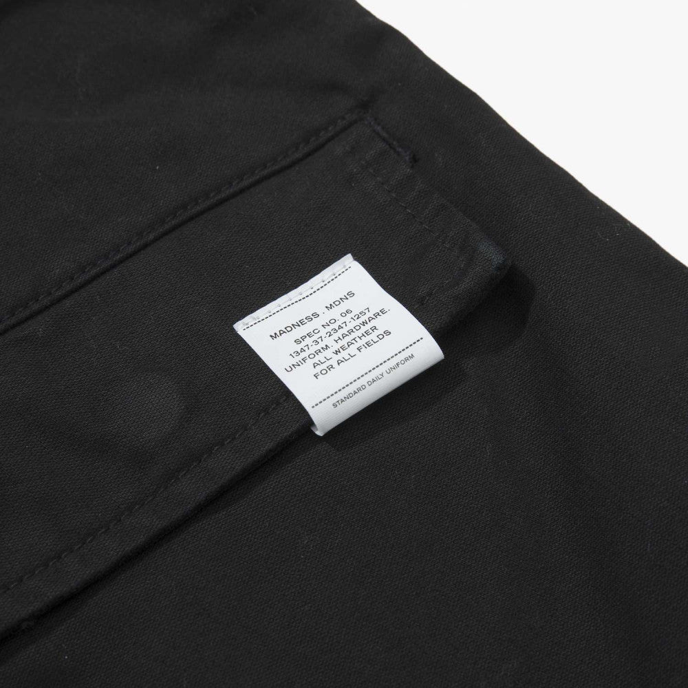 MADNESS DOUBLE DYED COTTON STANDARD TYPE CHINO (FABRIC BY JAPAN)-BLACK