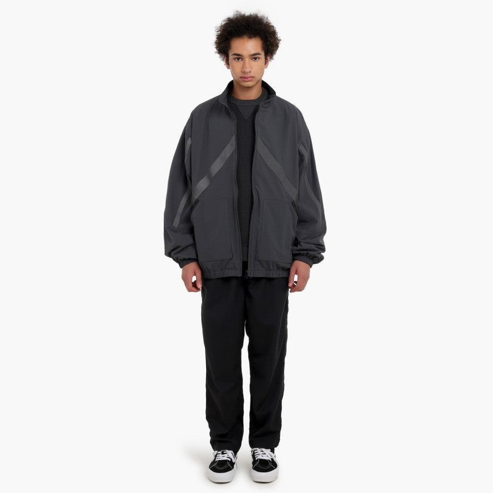 MADNESS DOUBLE DYED COTTON STANDARD TYPE CHINO (FABRIC BY JAPAN)-BLACK