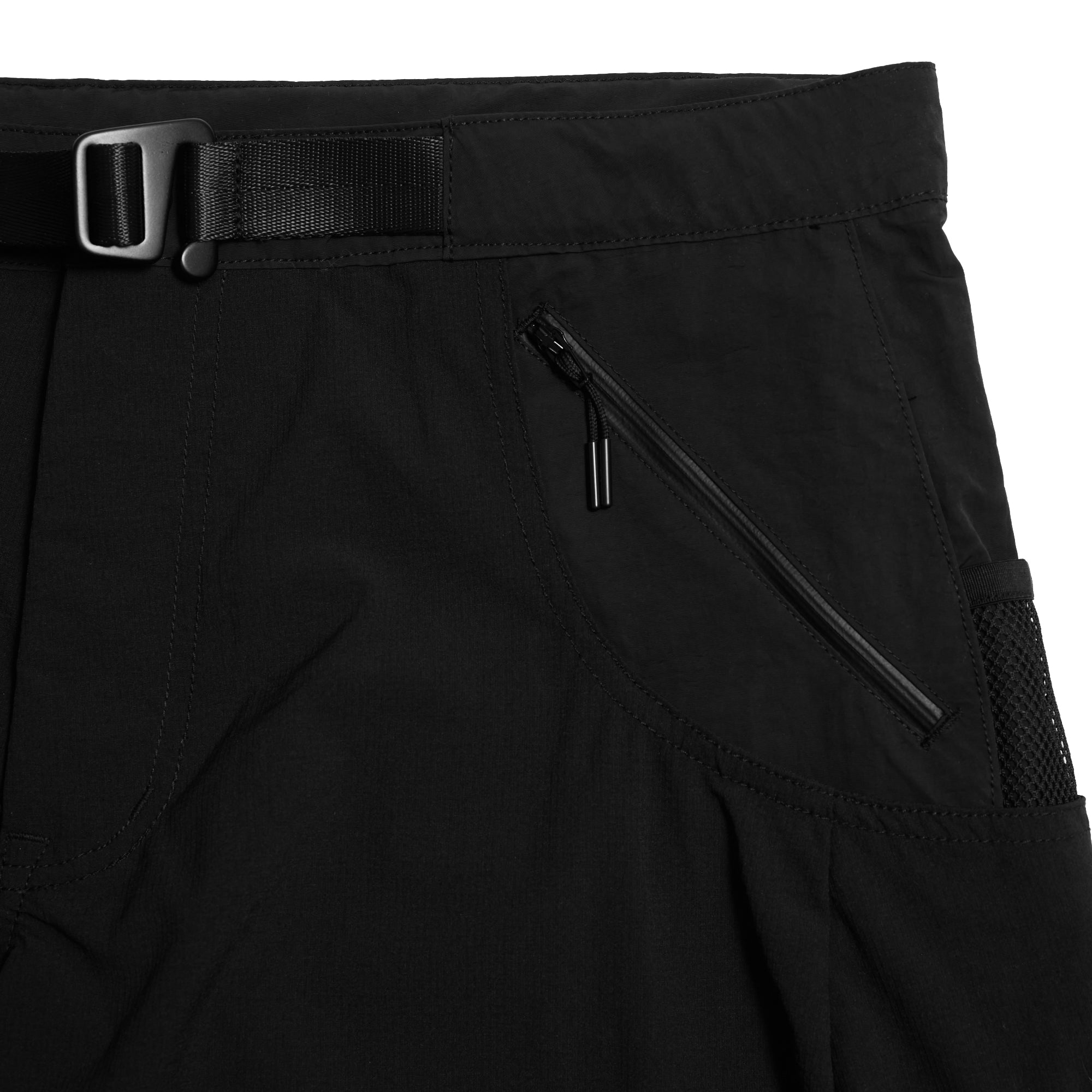 OPEN DIALOGUE X WILD THINGS DOUBLE LAYER SHORTS-BLACK