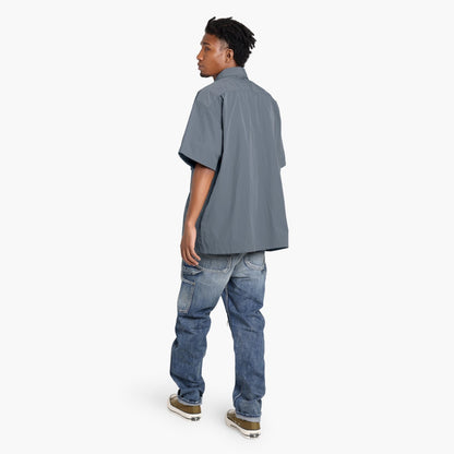 MADNESS DOUBLE POCKETS ARMY SHIRT-CHARCOAL