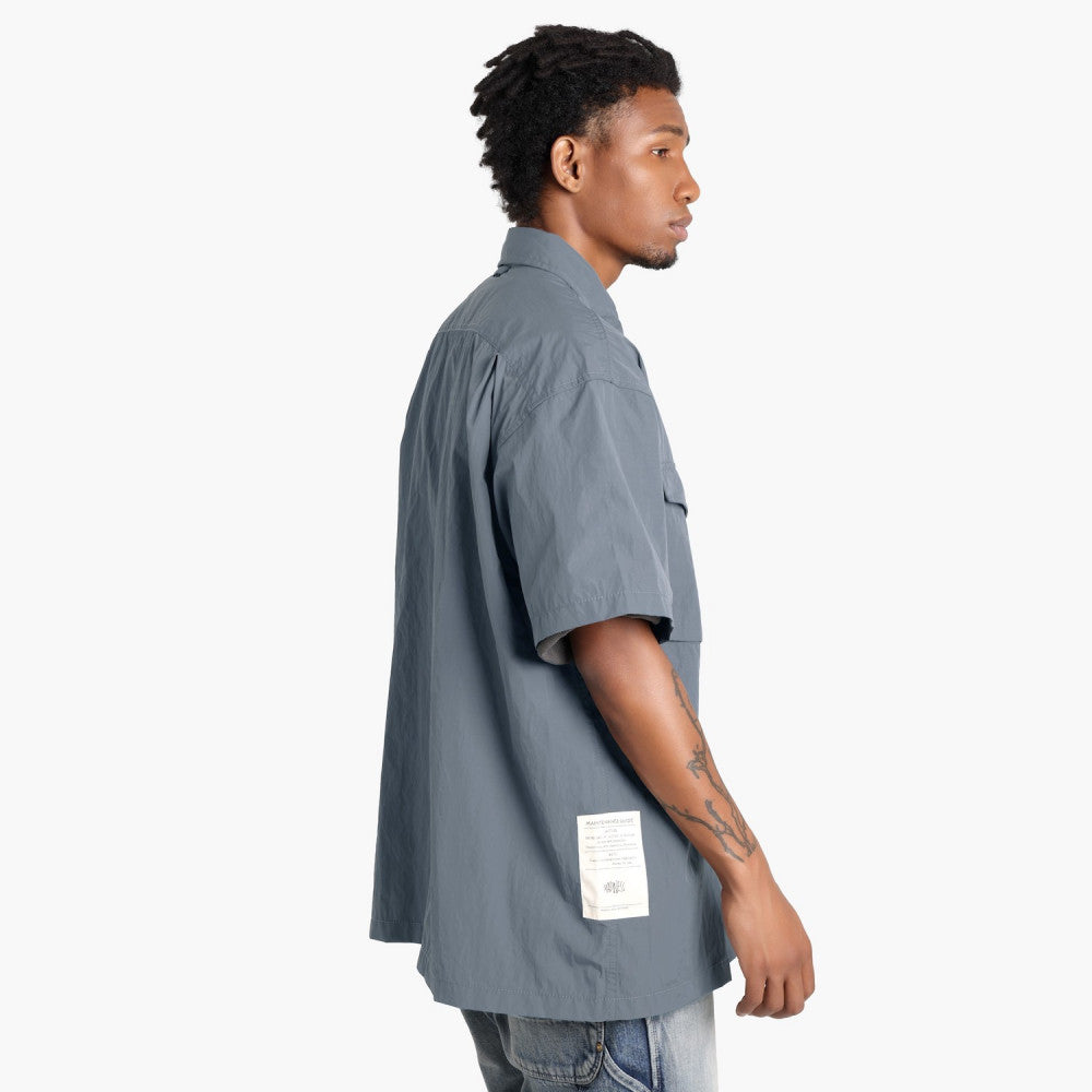 MADNESS DOUBLE POCKETS ARMY SHIRT-CHARCOAL