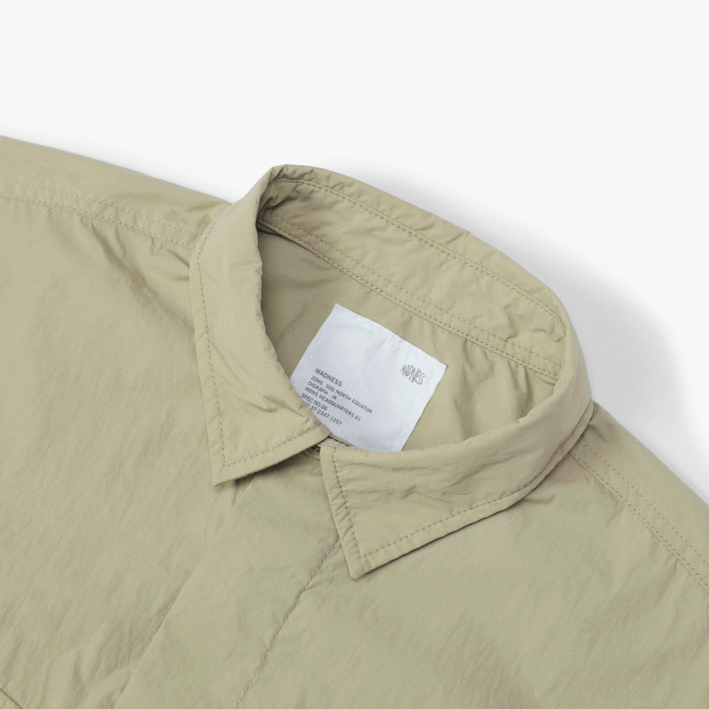 MADNESS DOUBLE POCKETS ARMY SHIRT-SAND
