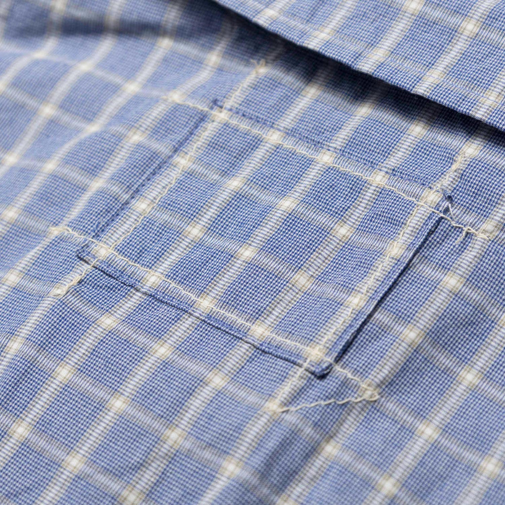 MADNESS DOUBLE WASHER TPW BD SHIRT(MADE IN JAPAN)-BLUE