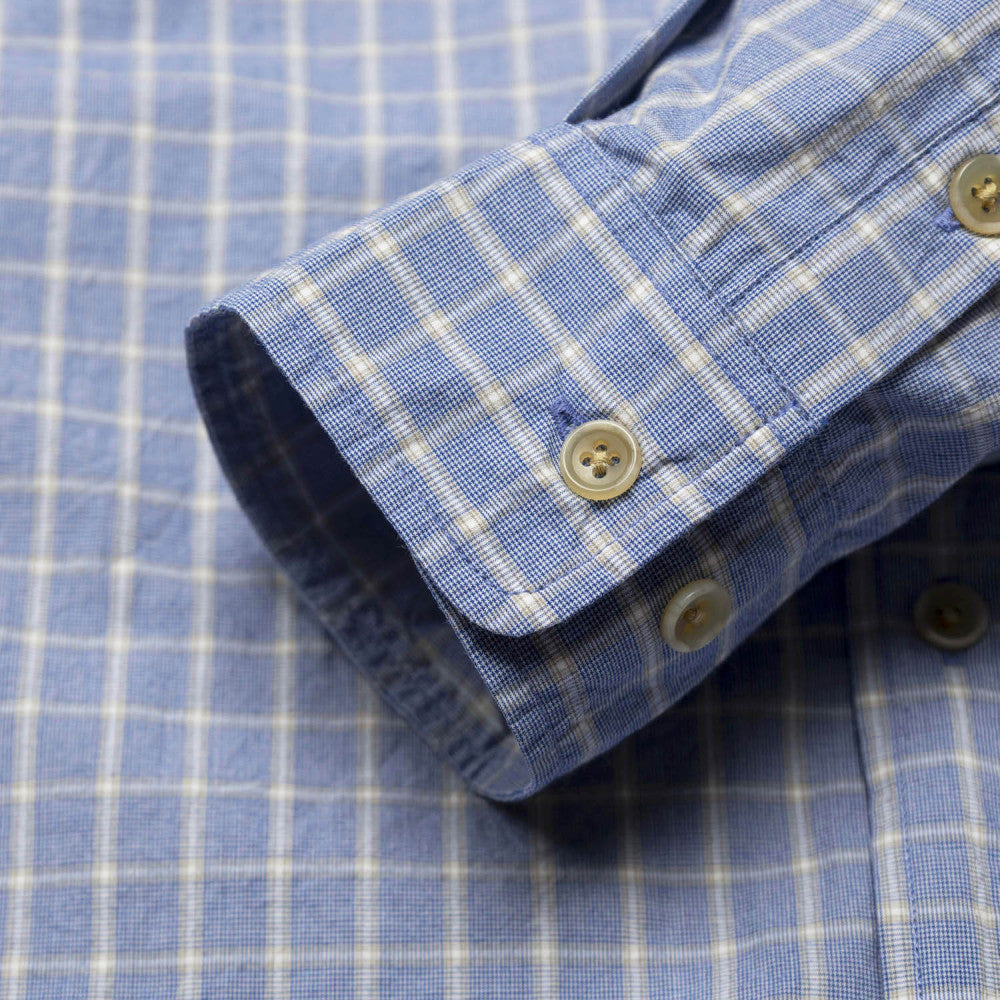 MADNESS DOUBLE WASHER TPW BD SHIRT(MADE IN JAPAN)-BLUE
