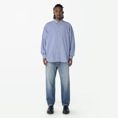 MADNESS DOUBLE WASHER TPW BD SHIRT(MADE IN JAPAN)-BLUE