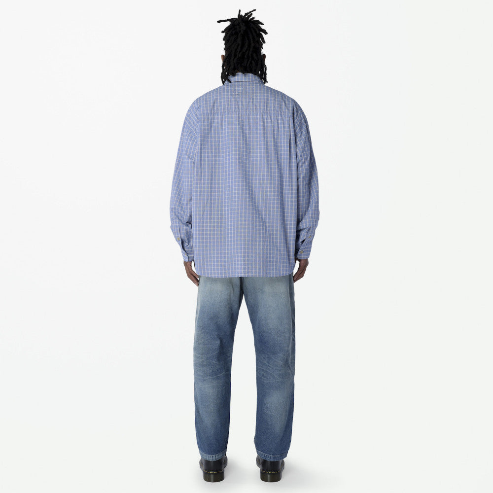 MADNESS DOUBLE WASHER TPW BD SHIRT(MADE IN JAPAN)-BLUE