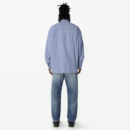 MADNESS DOUBLE WASHER TPW BD SHIRT(MADE IN JAPAN)-BLUE