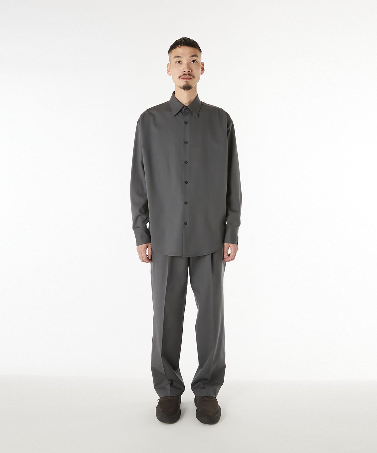 N.HOOLYWOOD DRESS SHIRT
-BLACK