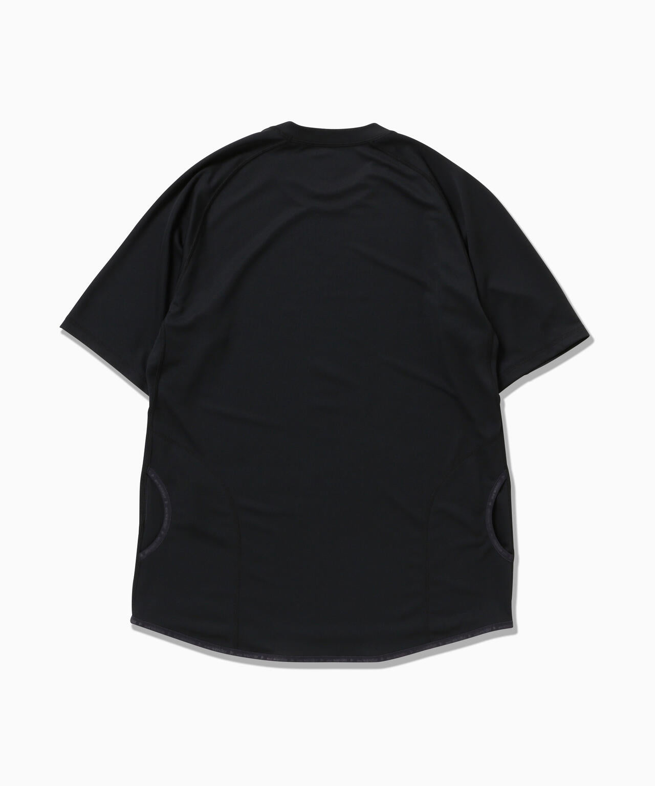 AND WANDER DRY JERSEY SS PRINT TEE-BLACK