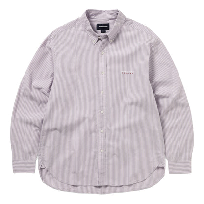 THIS IS NEVER THAT DSN STRIPED SHIRT-LILAC
