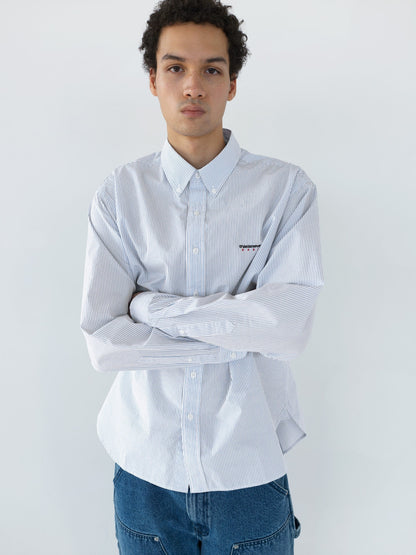 THIS IS NEVER THAT DSN STRIPED SHIRT-WHITE