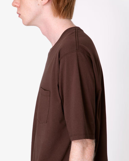 NONNATIVE DWELLER S/S TEE COTTON JERSEY-BROWN