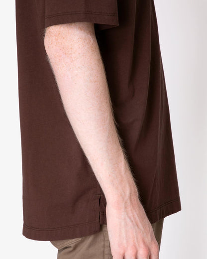NONNATIVE DWELLER S/S TEE COTTON JERSEY-BROWN