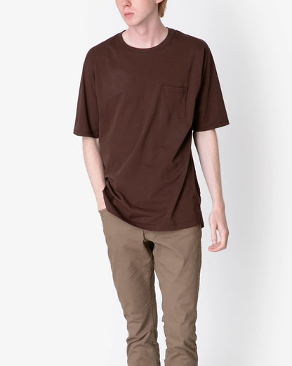 NONNATIVE DWELLER S/S TEE COTTON JERSEY-BROWN