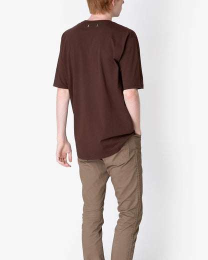 NONNATIVE DWELLER S/S TEE COTTON JERSEY-BROWN