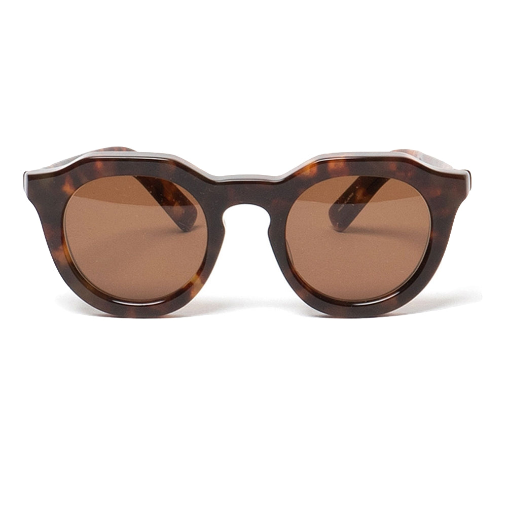 NONNATIVE DWELLER SUNGLASSES 03 BY KANEKO OPTICAL-BROWN